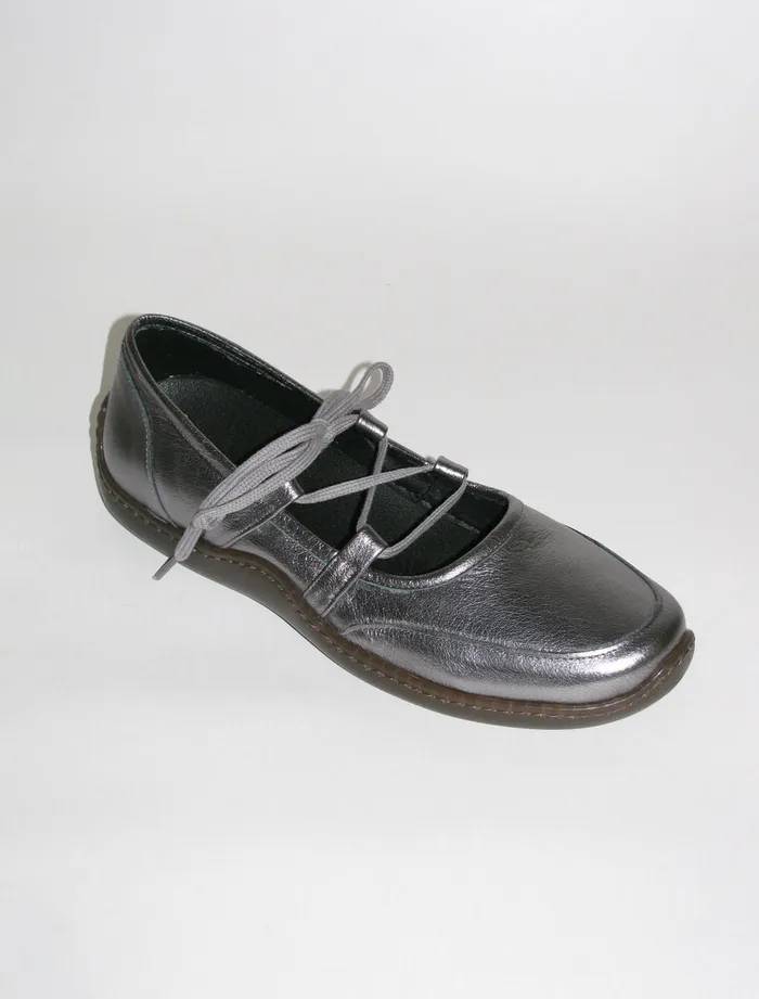 001KM Silver Women Paloma Wool Ballerinas