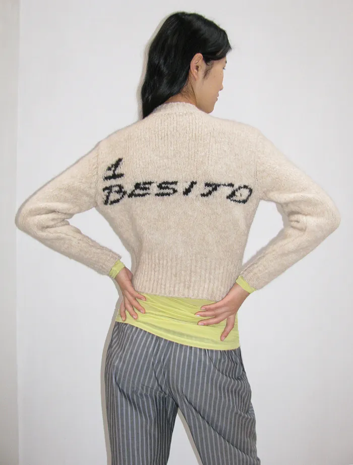 1Besito Zip Ecru Women Paloma Wool Knits
