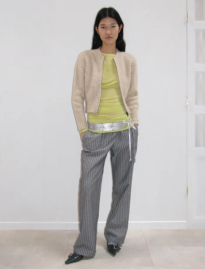 1Besito Zip Ecru Women Paloma Wool Knits