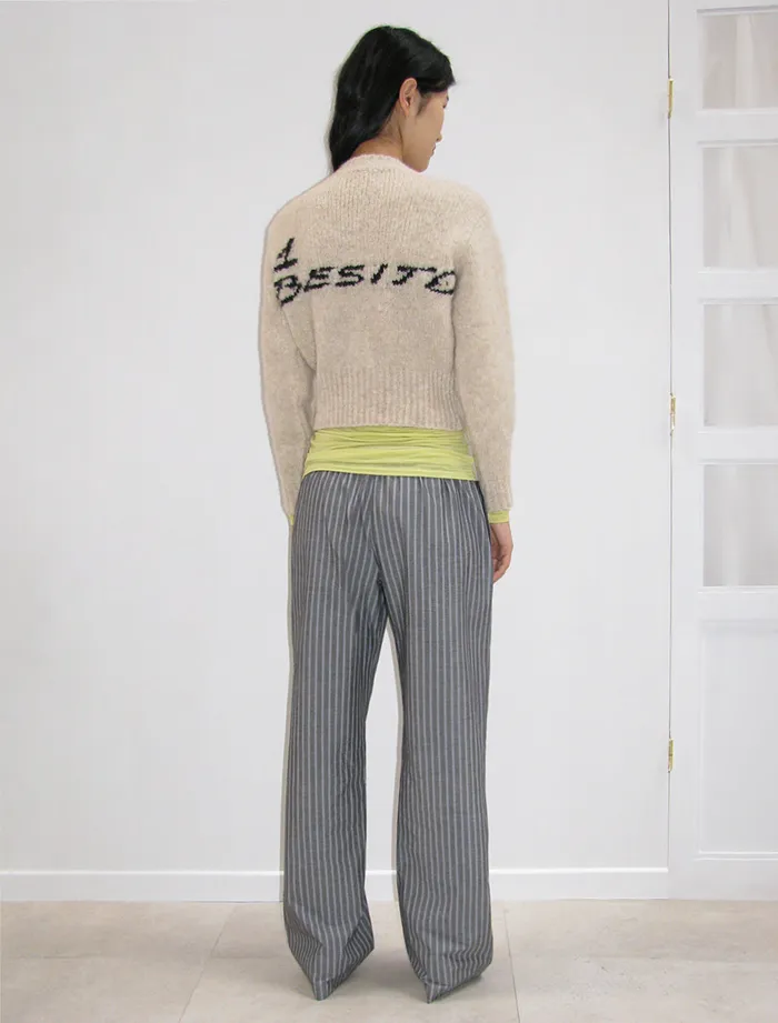 1Besito Zip Ecru Women Paloma Wool Knits