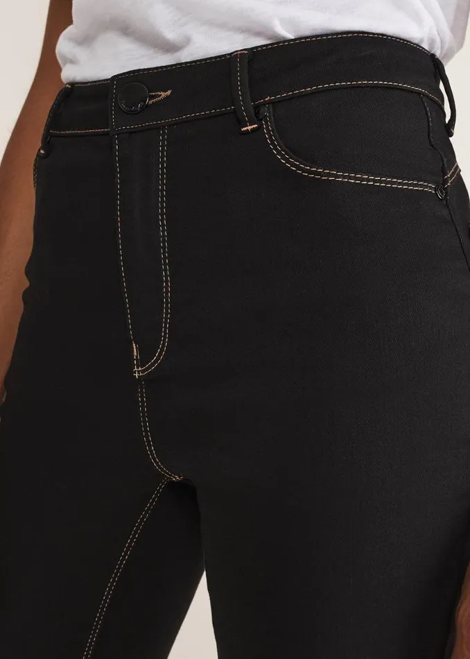 Abigail Sculpting Skinny Long Jean Black Women Phase Eight Trousers