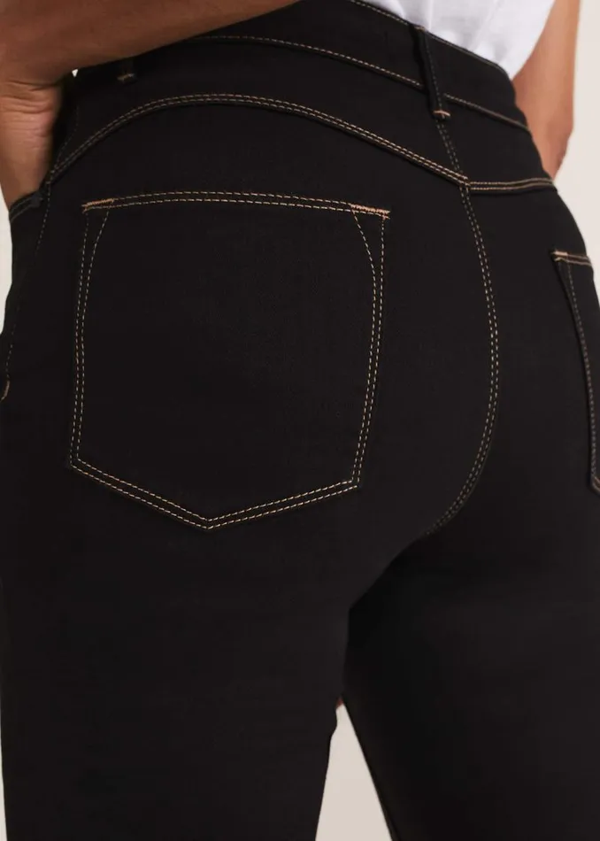 Abigail Sculpting Skinny Long Jean Black Women Phase Eight Trousers