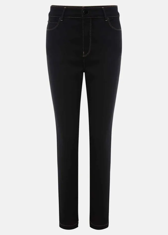 Abigail Sculpting Skinny Long Jean Black Women Phase Eight Trousers