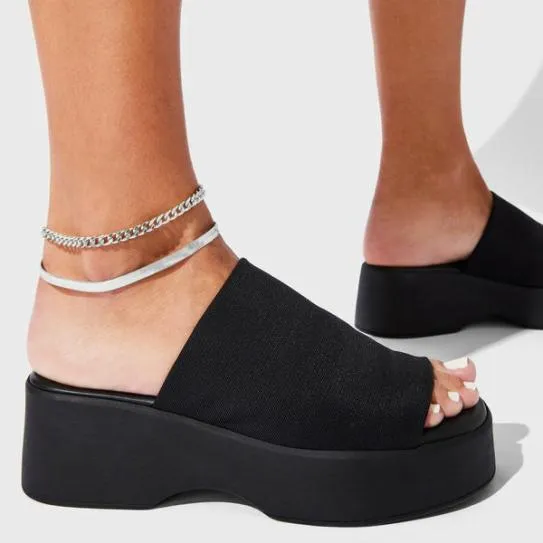 Accessories CURB CHAIN ANKLET SILVER Silver Steve Madden Jewelry Accessories CURB CHAIN ANKLET SILVER Silver Steve Madden Jewelry