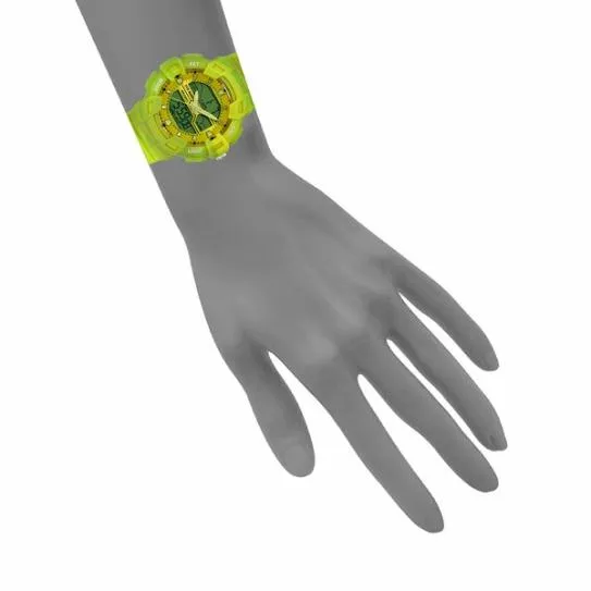 Accessories OVERSIZED SPORT WATCH TIE DYE CITRON Citron Steve Madden Watches