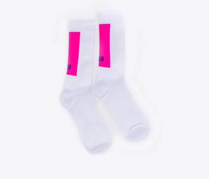 Accessories WomenMen P448 Socks WhitePink