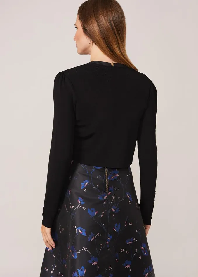 Adah Knitted Occasion Jacket Black Women Phase Eight Jackets