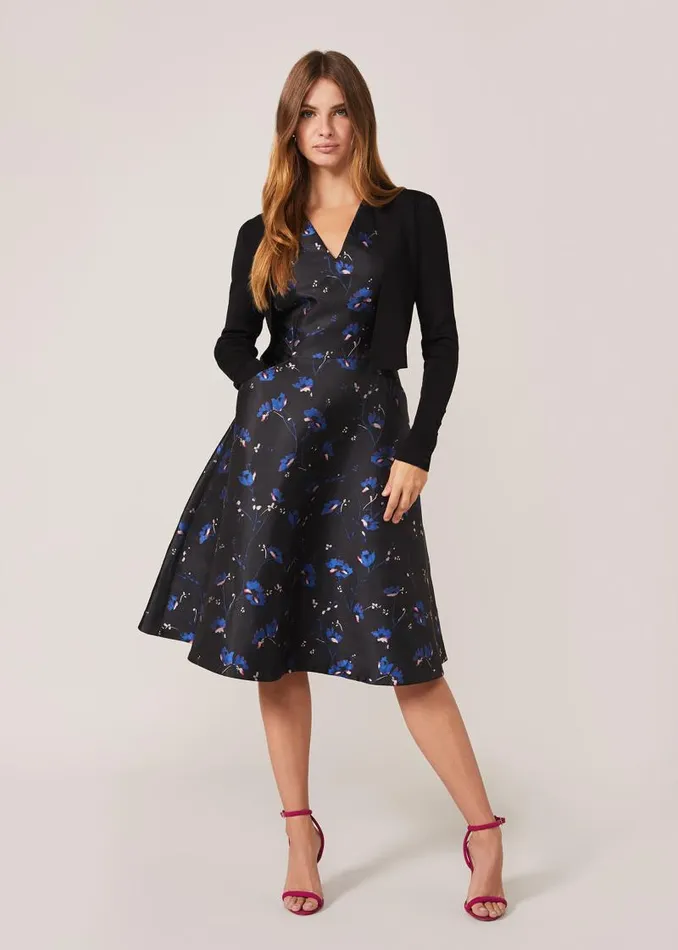 Adah Knitted Occasion Jacket Black Women Phase Eight Jackets