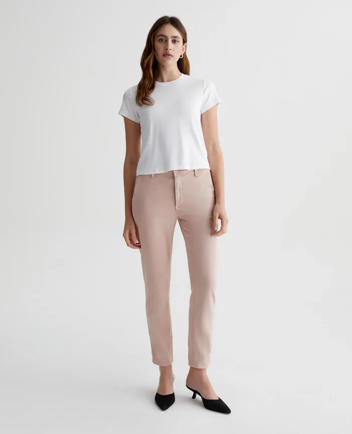 AG Jeans Pants Women Caden SULFUR ROSE CLOUD