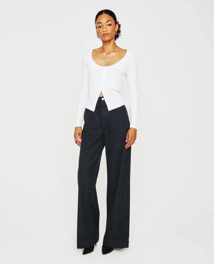 AG Jeans Pants Women Deven GUNPOWDER