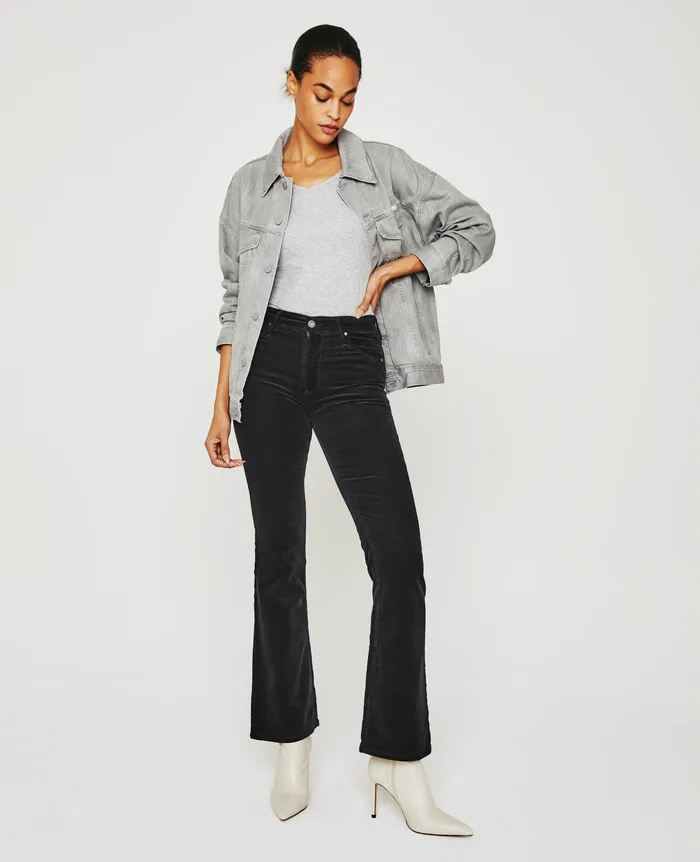 AG Jeans Pants Women Farrah Boot SUPER BLACK