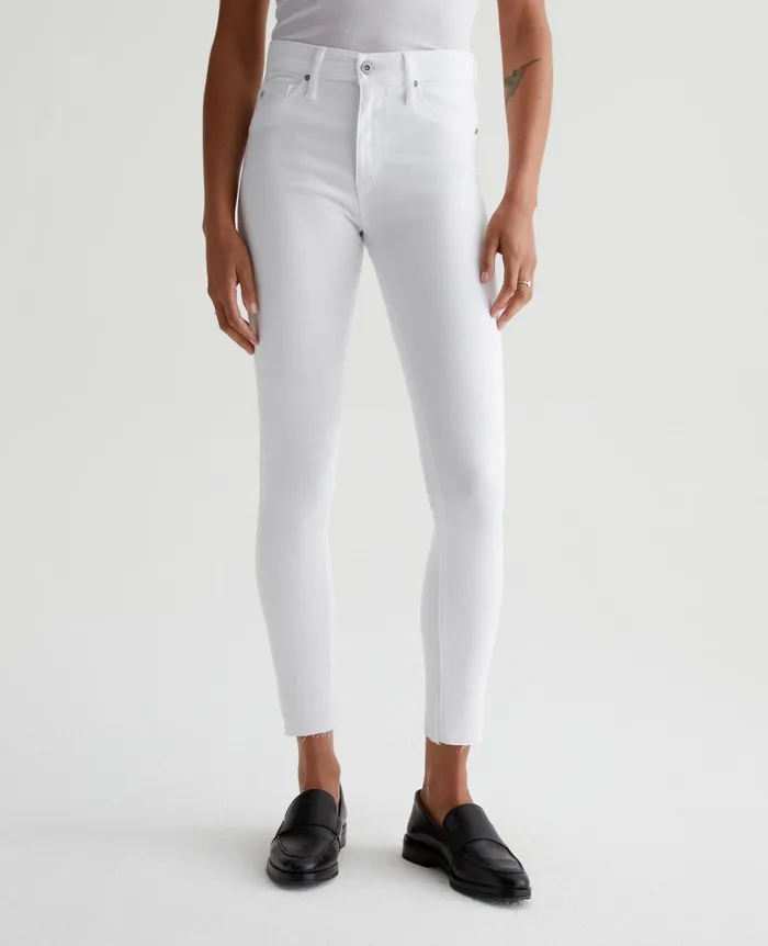 AG Jeans Pants Women Farrah Skinny Ankle WHITE AG Jeans Pants Women Farrah Skinny Ankle WHITE