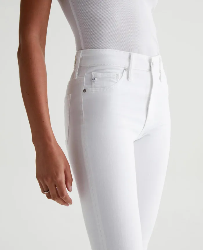 AG Jeans Pants Women Farrah Skinny Ankle WHITE AG Jeans Pants Women Farrah Skinny Ankle WHITE