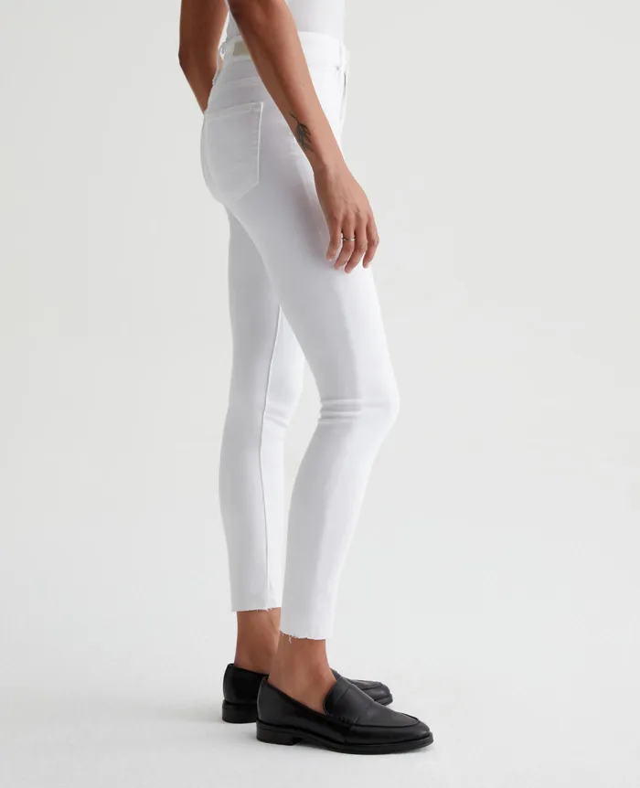 AG Jeans Pants Women Farrah Skinny Ankle WHITE AG Jeans Pants Women Farrah Skinny Ankle WHITE
