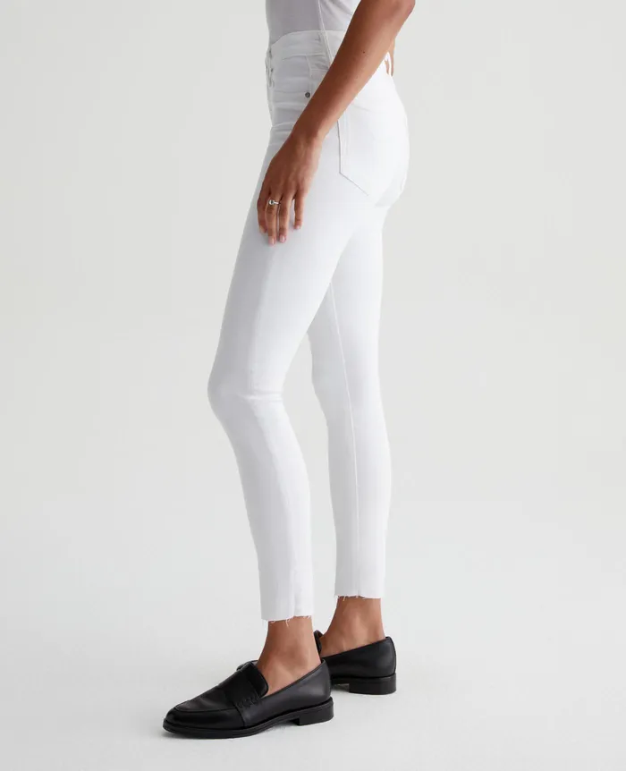 AG Jeans Pants Women Farrah Skinny Ankle WHITE AG Jeans Pants Women Farrah Skinny Ankle WHITE