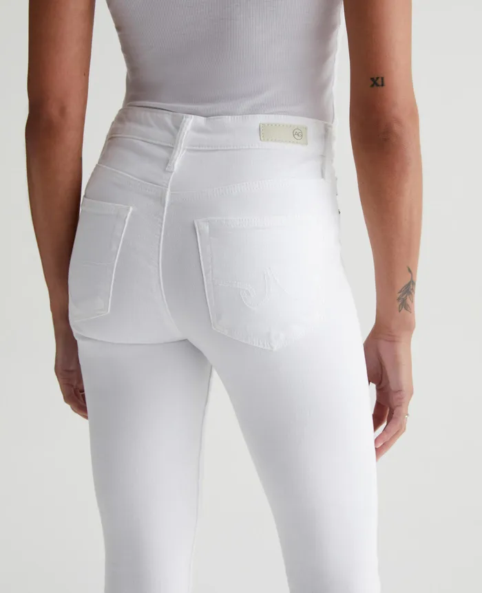 AG Jeans Pants Women Farrah Skinny Ankle WHITE AG Jeans Pants Women Farrah Skinny Ankle WHITE