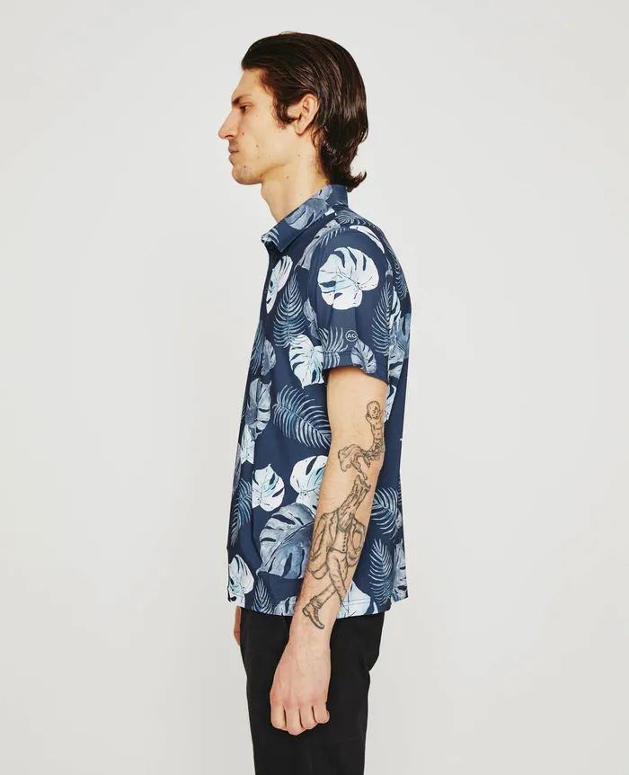 AG Jeans Polos Men Bryce Polo TROPICAL FRONDS DEEP NAVY MULT AG Jeans Polos Men Bryce Polo TROPICAL FRONDS DEEP NAVY MULT
