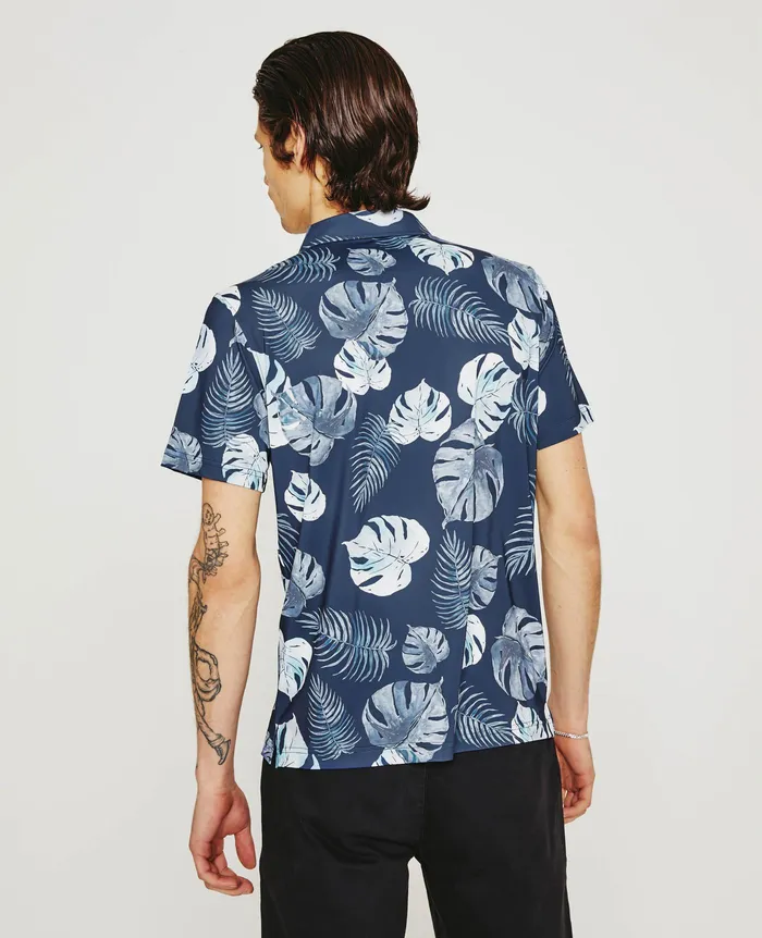 AG Jeans Polos Men Bryce Polo TROPICAL FRONDS DEEP NAVY MULT AG Jeans Polos Men Bryce Polo TROPICAL FRONDS DEEP NAVY MULT
