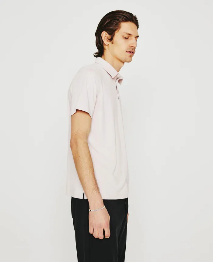 AG Jeans Polos Men Bryce Polo VINTAGE PINK AG Jeans Polos Men Bryce Polo VINTAGE PINK