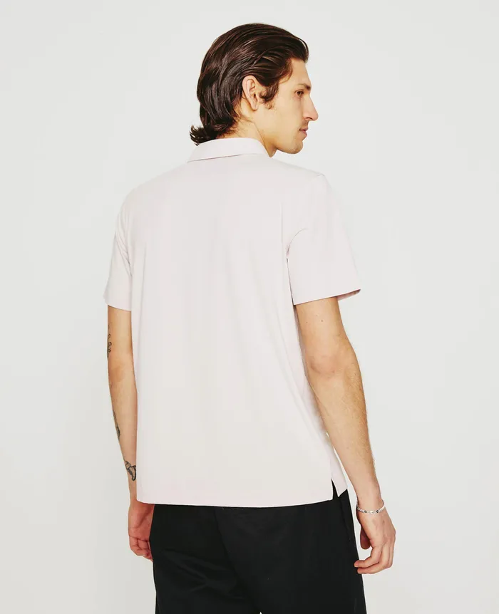 AG Jeans Polos Men Bryce Polo VINTAGE PINK AG Jeans Polos Men Bryce Polo VINTAGE PINK