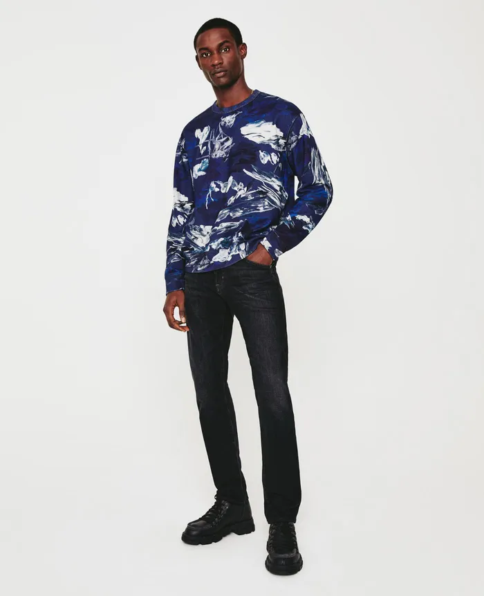 AG Jeans Sweatshirts Men Arc Crew GARDEN CAMO NAVY MULTI AG Jeans Sweatshirts Men Arc Crew GARDEN CAMO NAVY MULTI