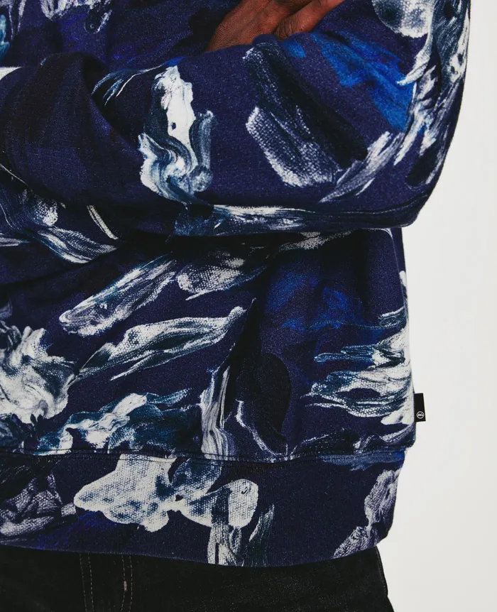 AG Jeans Sweatshirts Men Arc Crew GARDEN CAMO NAVY MULTI AG Jeans Sweatshirts Men Arc Crew GARDEN CAMO NAVY MULTI