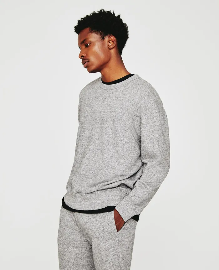 AG Jeans Sweatshirts Men Arc Crew HEATHER GREY AG Jeans Sweatshirts Men Arc Crew HEATHER GREY