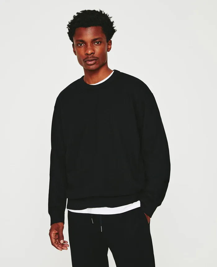 AG Jeans Sweatshirts Men Arc Crew TRUE BLACK AG Jeans Sweatshirts Men Arc Crew TRUE BLACK