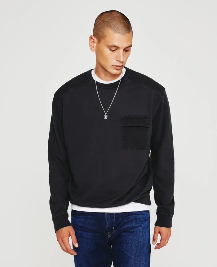 AG Jeans Sweatshirts Men Brendan Sweatshirt GUNPOWDER
