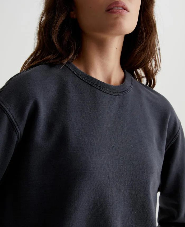 AG Jeans Sweatshirts Women Nova Crew 5 YEARS TRUE BLACK AG Jeans Sweatshirts Women Nova Crew 5 YEARS TRUE BLACK