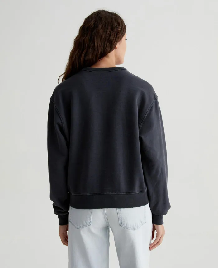 AG Jeans Sweatshirts Women Nova Crew 5 YEARS TRUE BLACK AG Jeans Sweatshirts Women Nova Crew 5 YEARS TRUE BLACK