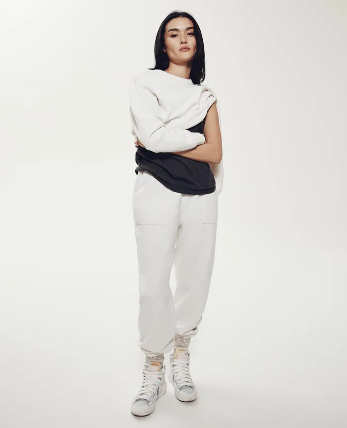 AG Jeans Sweatshirts Women Nova Crew IVORY DUST