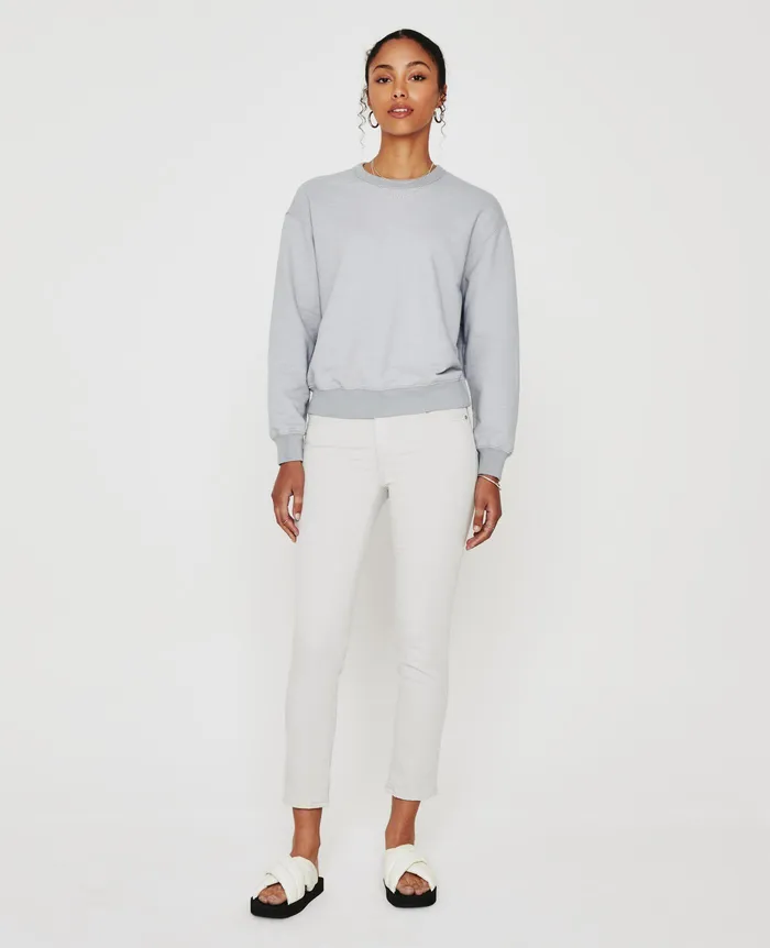 AG Jeans Sweatshirts Women Nova Crew WHITE SANDS AG Jeans Sweatshirts Women Nova Crew WHITE SANDS