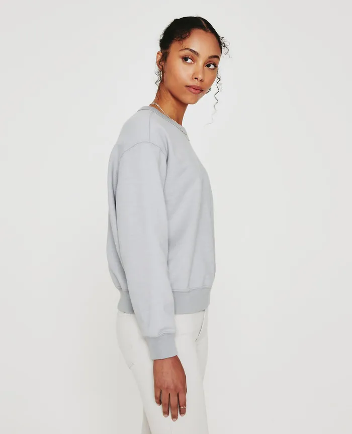 AG Jeans Sweatshirts Women Nova Crew WHITE SANDS AG Jeans Sweatshirts Women Nova Crew WHITE SANDS