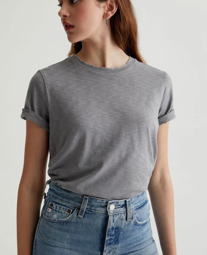 AG Jeans Tees and Tanks Women Jagger Crew 5 YEARS INK STONE AG Jeans Tees and Tanks Women Jagger Crew 5 YEARS INK STONE