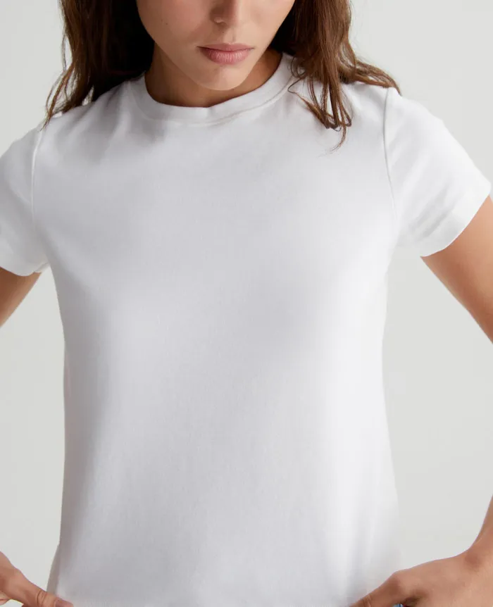 AG Jeans Tees and Tanks Women Sadie Crew EXWHITE AG Jeans Tees and Tanks Women Sadie Crew EXWHITE