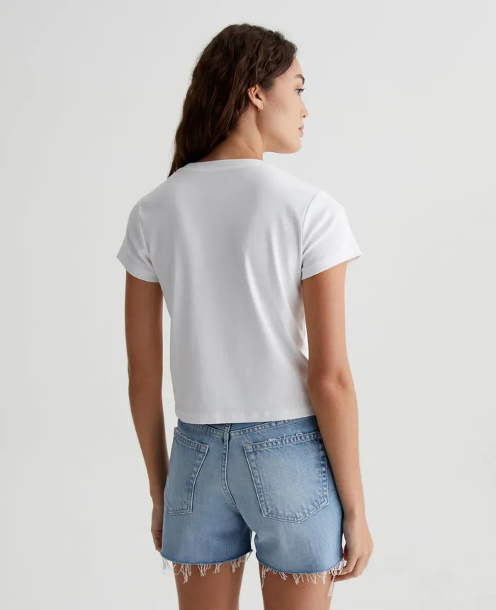 AG Jeans Tees and Tanks Women Sadie Crew EXWHITE AG Jeans Tees and Tanks Women Sadie Crew EXWHITE