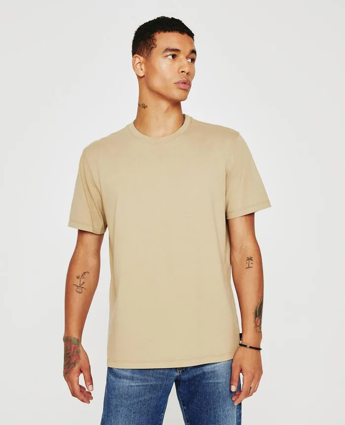 AG Jeans Tees Men Bryce Crew RAVINE BEIGE