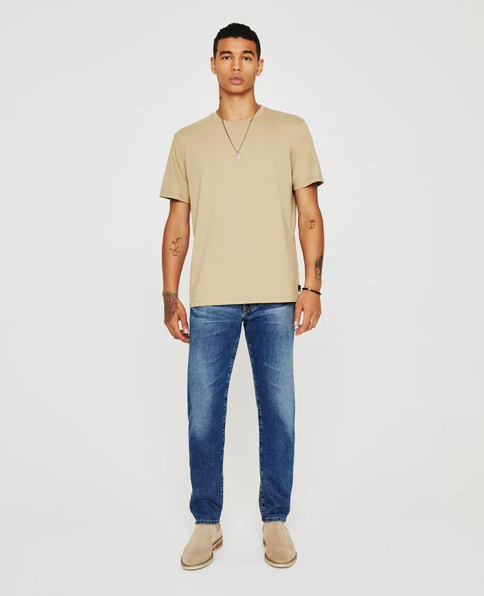 AG Jeans Tees Men Bryce Crew RAVINE BEIGE AG Jeans Tees Men Bryce Crew RAVINE BEIGE