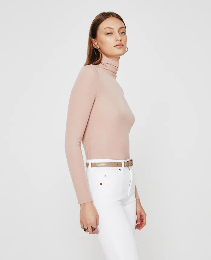 AG Jeans Tops and Shirts Women Chels Turtleneck ROSE CLOUD AG Jeans Tops and Shirts Women Chels Turtleneck ROSE CLOUD