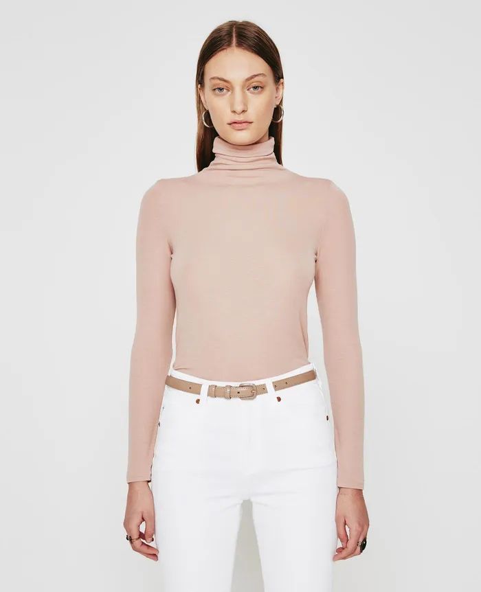 AG Jeans Tops and Shirts Women Chels Turtleneck ROSE CLOUD AG Jeans Tops and Shirts Women Chels Turtleneck ROSE CLOUD