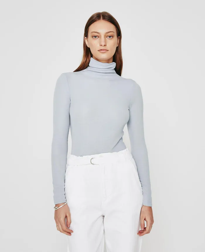 AG Jeans Tops and Shirts Women Chels Turtleneck WHITE SANDS
