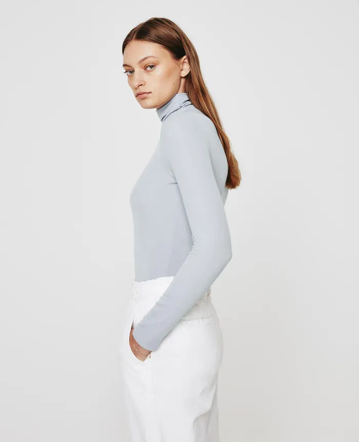 AG Jeans Tops and Shirts Women Chels Turtleneck WHITE SANDS AG Jeans Tops and Shirts Women Chels Turtleneck WHITE SANDS