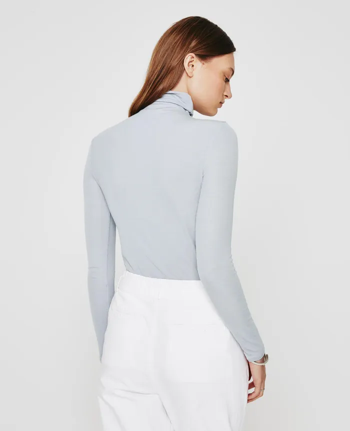 AG Jeans Tops and Shirts Women Chels Turtleneck WHITE SANDS AG Jeans Tops and Shirts Women Chels Turtleneck WHITE SANDS