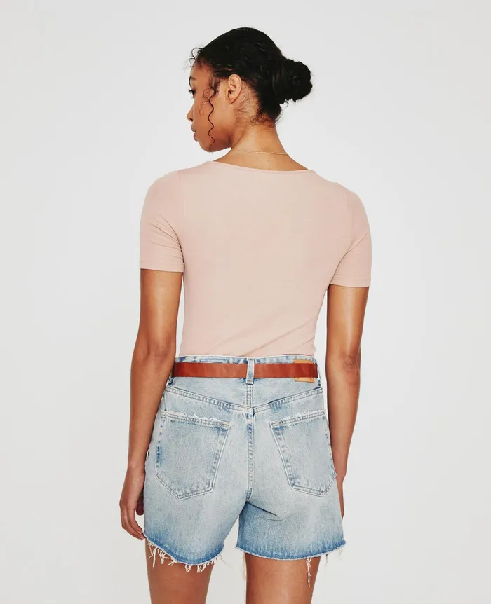 AG Jeans Tops and Shirts Women Jaxon Scoop ROSE CLOUD AG Jeans Tops and Shirts Women Jaxon Scoop ROSE CLOUD
