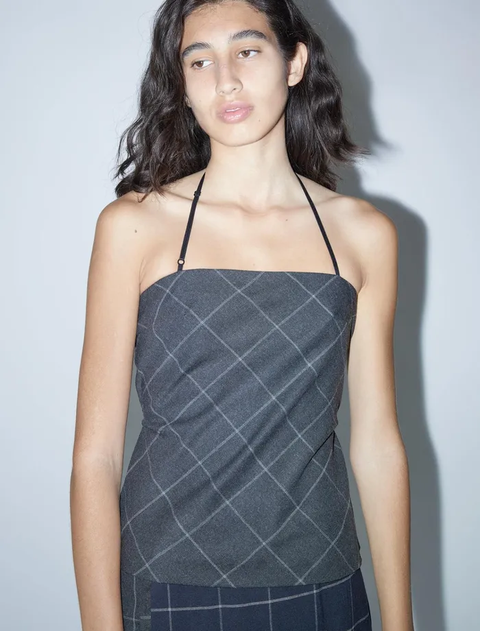 Aire Dark Grey Women Paloma Wool Tops