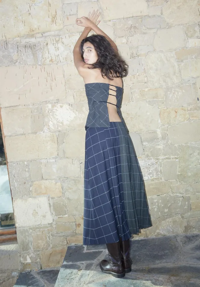 Aire Dark Grey Women Paloma Wool Tops