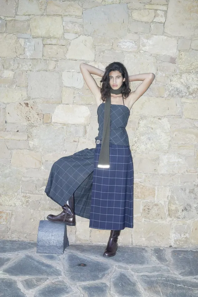 Aire Dark Grey Women Paloma Wool Tops