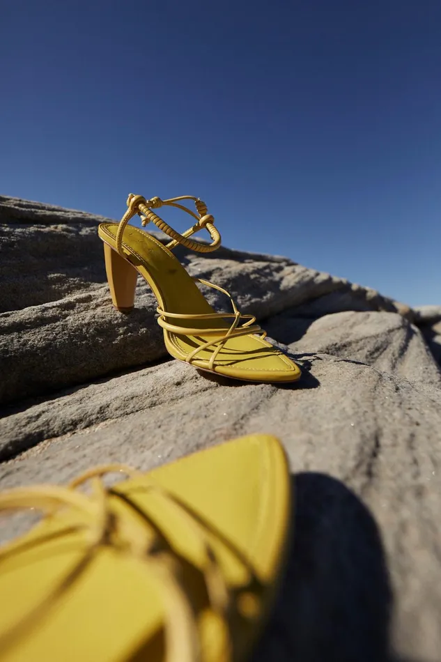 Aje Utopia Heel Yellow Women Shoes
