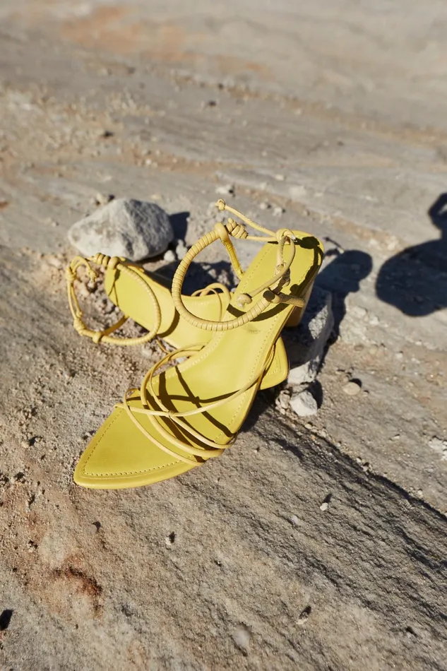 Aje Utopia Heel Yellow Women Shoes